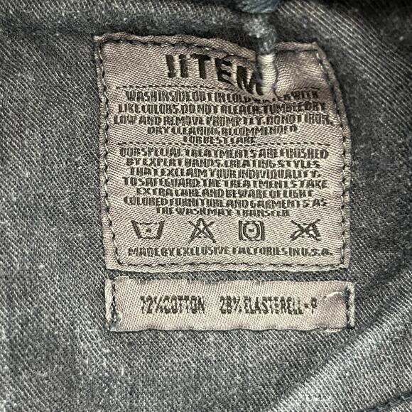 !Item Fitted Racer Cropped Jeans - Size 31 - Picture 8 of 8